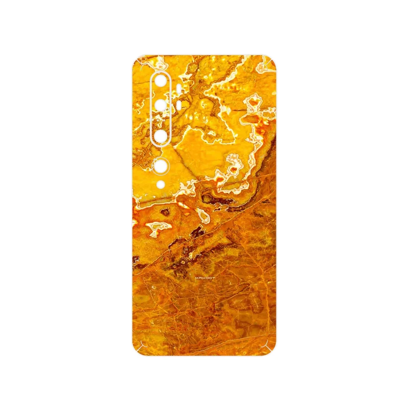 برچسب پوششی ماهوت مدل Gold Marble مناسب برای گوشی موبایل شیائومی Mi Note 10 Pro