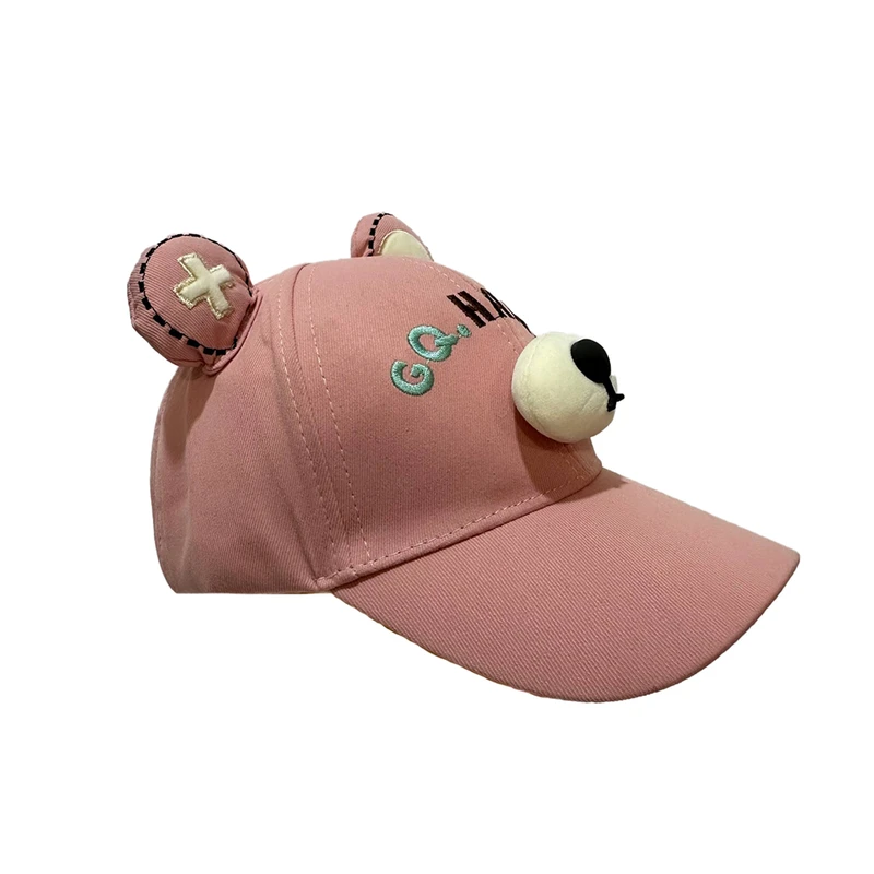 کلاه کپ دخترانه مدل خرسی