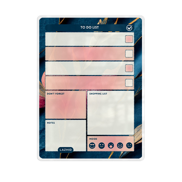 تخته وایت برد لاژید مدل پلنر کد TO-DO-LIST سایز 20*30 سانتی متر