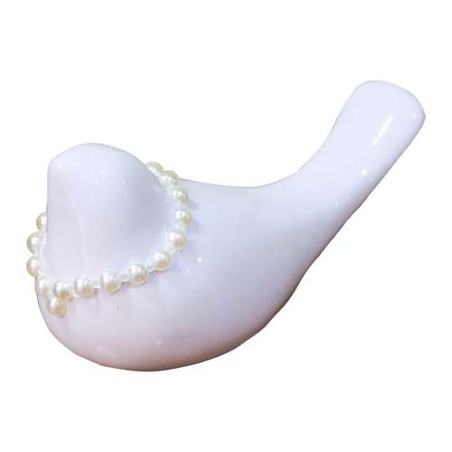 مجسمه سرامیکی مدل پرنده طرح عروس کد queen