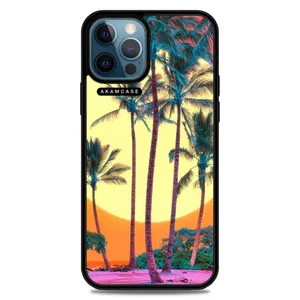 AKAM AMC-WA12PROMAX-LEAVES-24 Cover For Apple iPhone 12 Pro Max