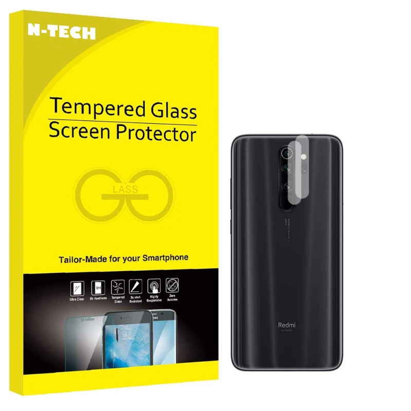محافظ لنز دوربین انتک مدل LSNK-01 مناسب برای گوشی موبایل شیائومی Redmi Note 8 Pro بسته دوعددی