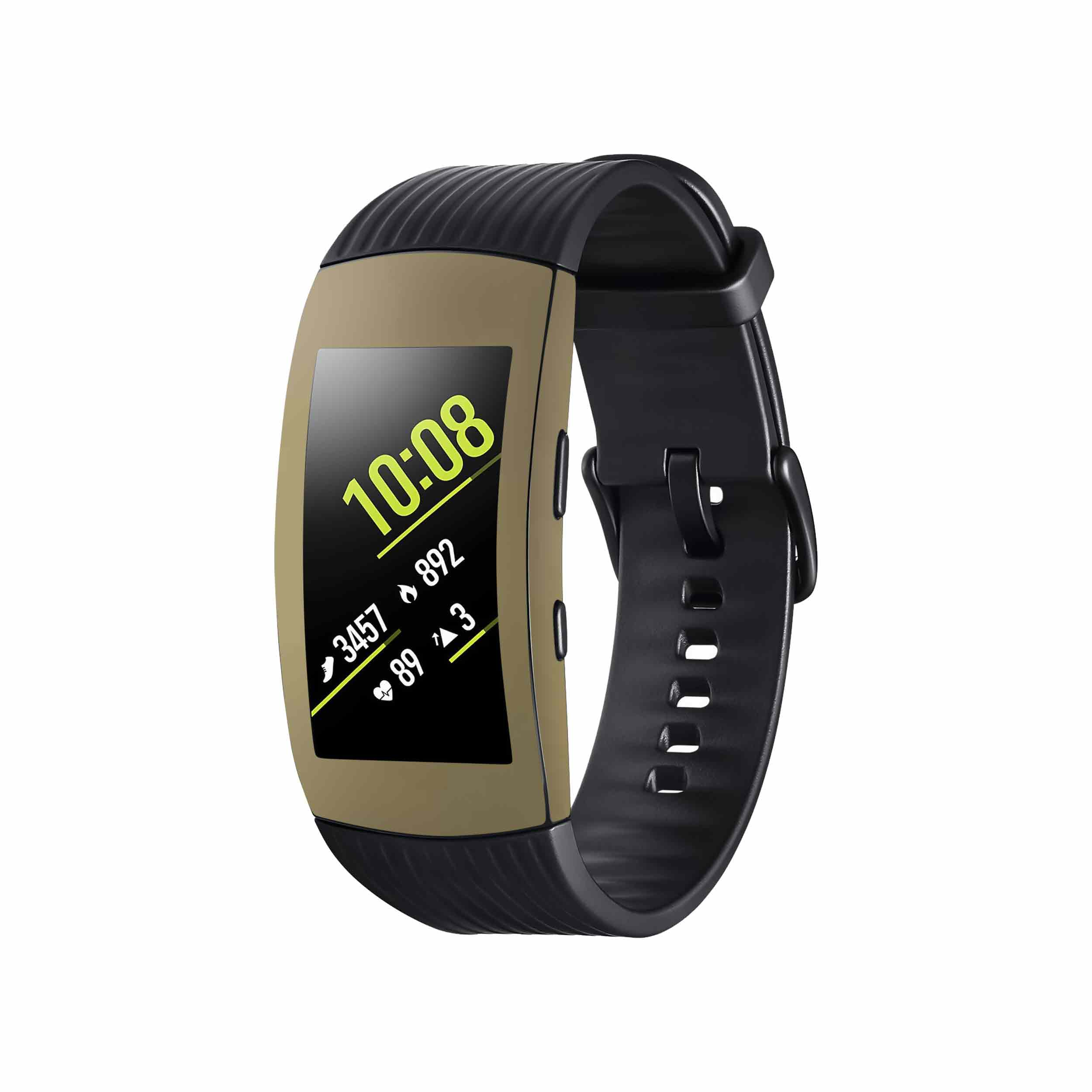 برچسب ماهوت طرح Matte-Gold مناسب برای ساعت هوشمند سامسونگ Galaxy Gear Fit 2 Pro