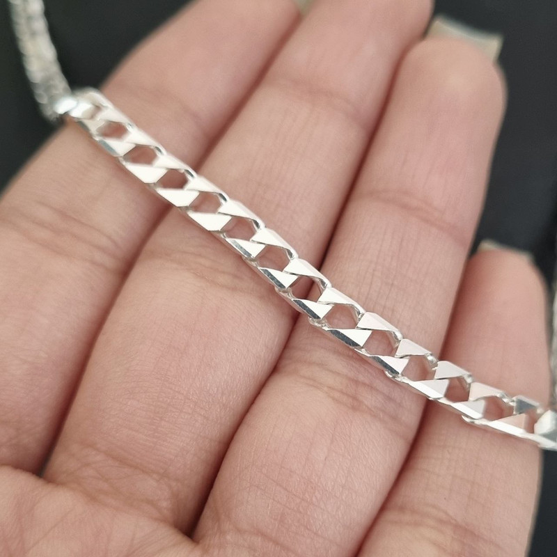 زنجیر نقره مردانه لیردا مدل zng 17.2 زنجیر نقره مردانه لیردا مدل zng 17.2