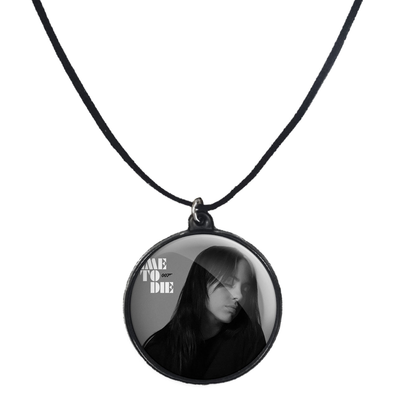 گردنبند پرمانه طرح بیلی آیلیش کد pmb.20030 مدل دو طرفه