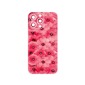 MAHOOT Pink_Flower Cover Sticker for Apple iPhone 14 Pro Max
