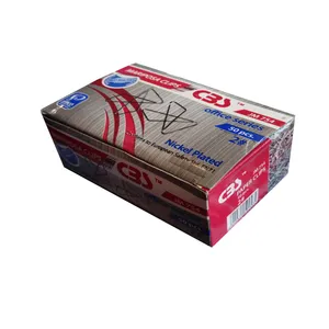 گیره کاغذ سی بی اس مدل JM طرح  پروانه ای بسته 50 عددی