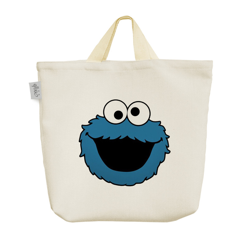 ساک خرید خندالو مدل Cookies Monster کد H1559