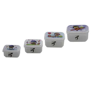 ظرف نگهدارنده مدل بلوط طرح جغد خلبان کد YP-MOSTATIL-04 مجموعه 4 عددی