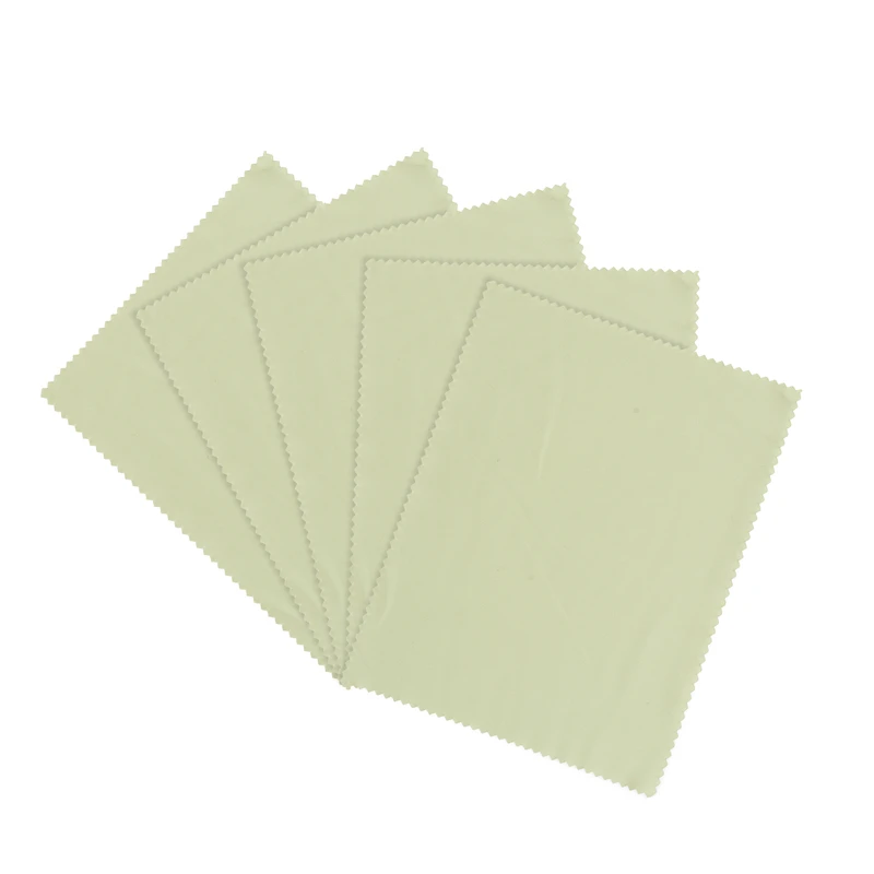 دستمال عینک مدل مایکروفایبر کد MK-GRE-5 بسته 5 عددی