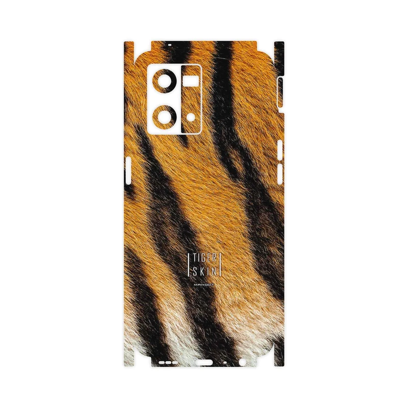 برچسب پوششی ماهوت مدل Tiger Skin-FullSkin مناسب برای گوشی موبایل اپو Reno 8 4G