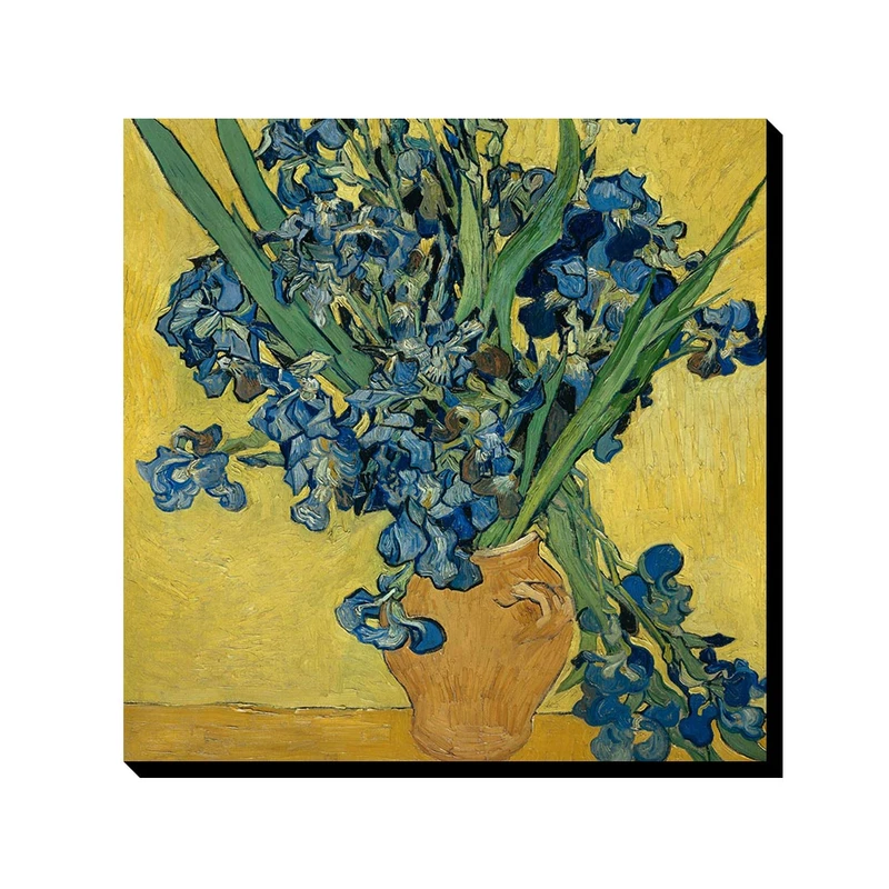 تابلو ترمه طراحان ایده طرح زنبق ها از ونگوگ کد art0029