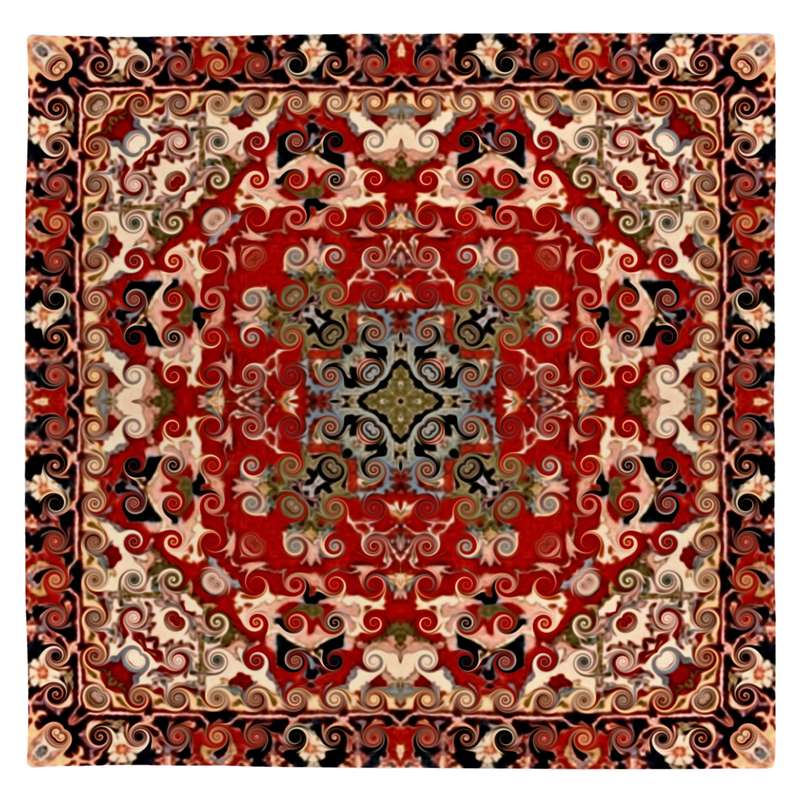 رومیزی طرح فرش کد 951