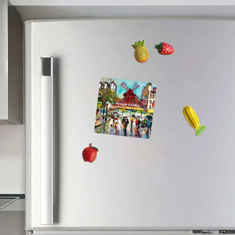 مگنت طرح نقاشی رنگ روغن مدل mg10615