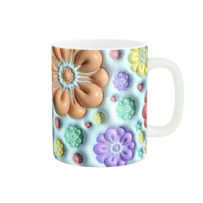 ماگ پاد آفرین طرح گل کد 3669