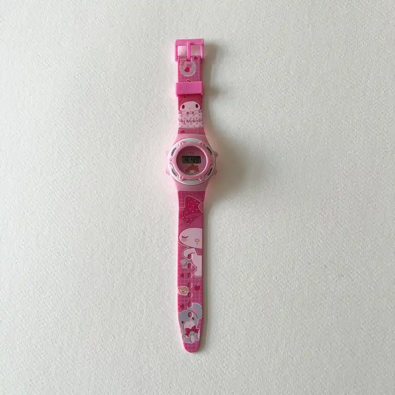 ساعت مچی عقربه ای مدل بند سیلیکونی طرح melody