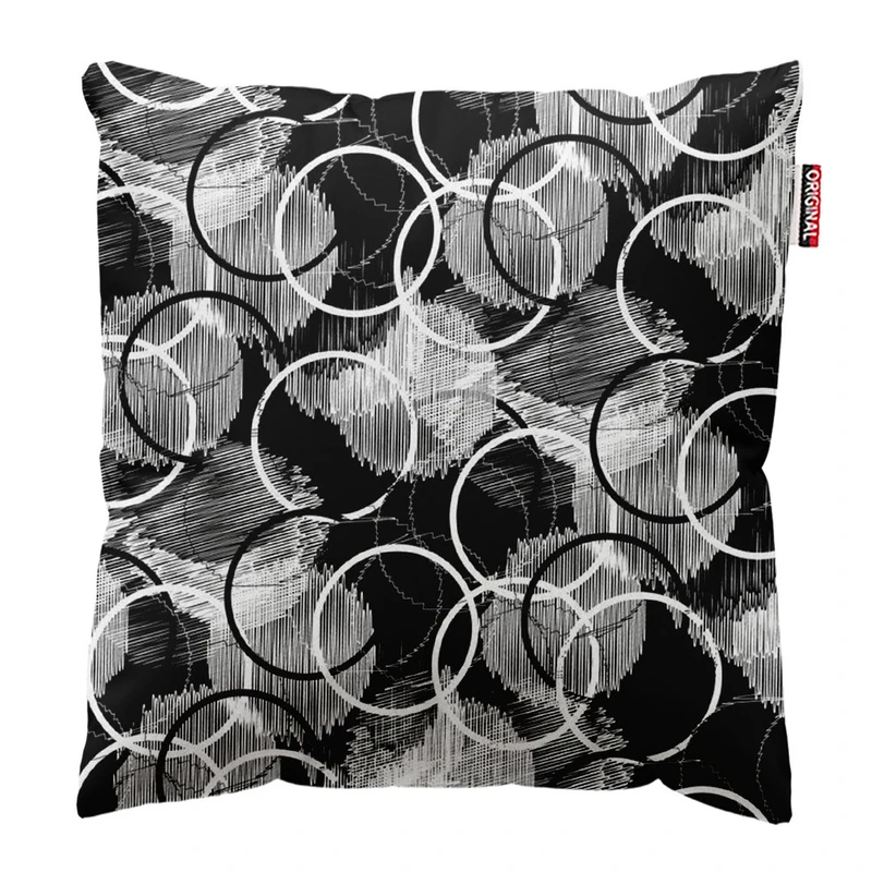   کوسن پاد آفرین طرح دایره کد 1661 سایز 30*30 سانتی متر