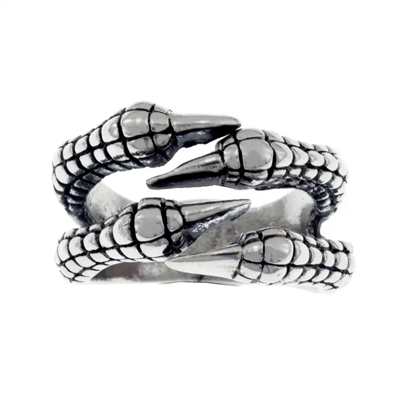 انگشتر مردانه برانت طرح چنگال تیز