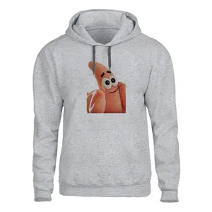 هودی مردانه مدل پاتریک کد SH29 رنگ طوسی