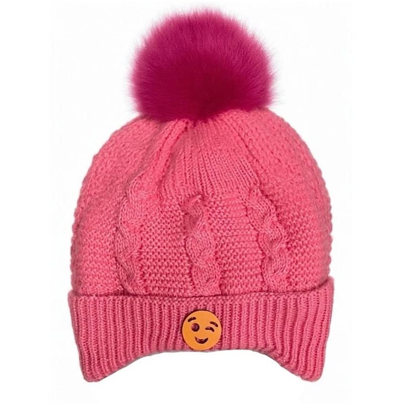 کلاه بافتنی بچگانه مدل تدی