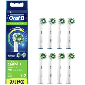سری یدک مسواک برقی اورال-بی مدل Cross Action بسته 8 عددی
