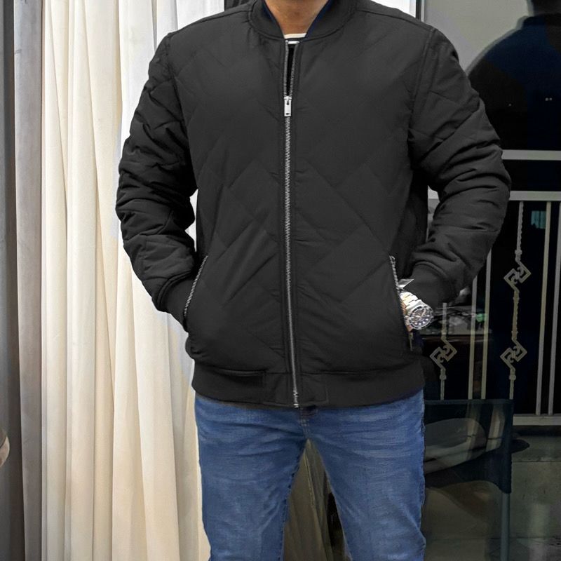 کاپشن مردانه مکس مدل Quilted Zip Through Bomber -  - 7