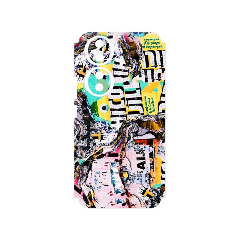 برچسب پوششی ماهوت مدل Collage of Teared Paper مناسب برای گوشی موبایل آنر 90