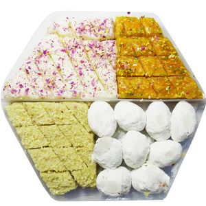 نقد و بررسی شیرینی مخلوط قطاب و باقلوا سنتی یزد - 700 گرم توسط خریداران