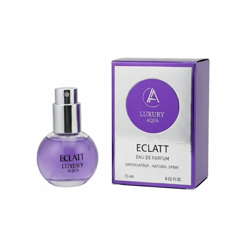 عطر جیبی زنانه لاکچری آکوا مدل ECLATT با رایحه شیرین حجم 25 میلی‌لیتر