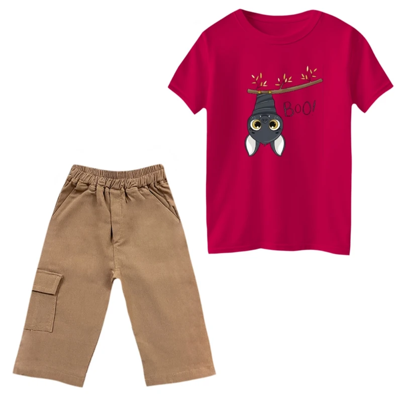 ست تی‌شرت و شلوارک پسرانه مدل بتمن