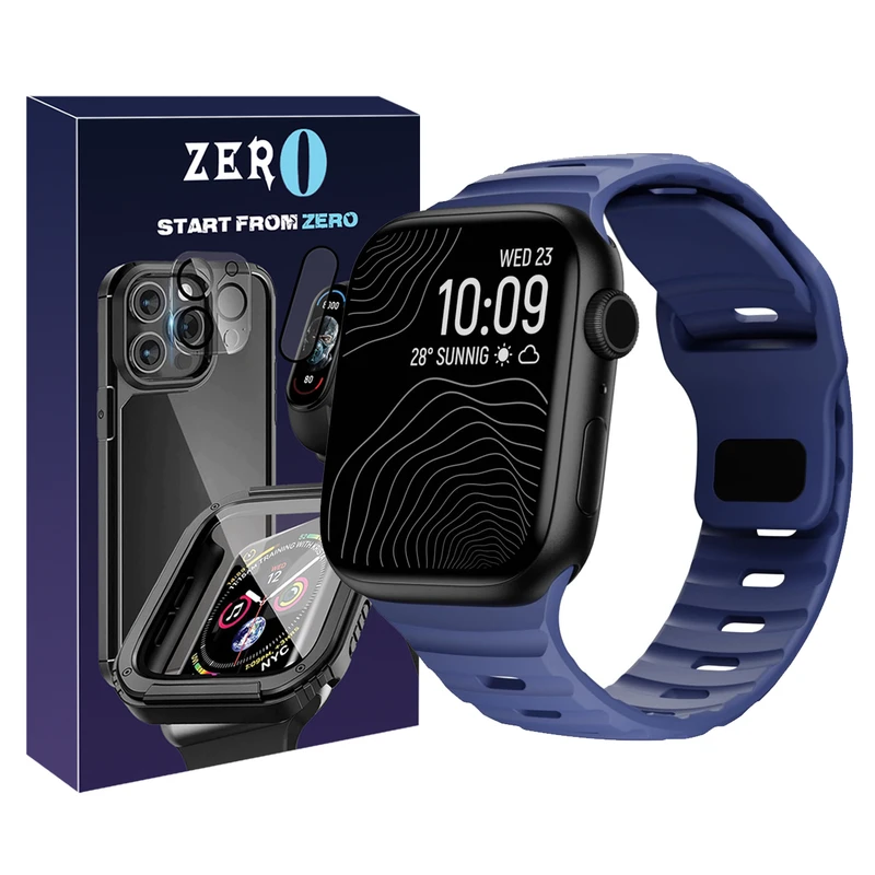 بند زیرو مدل Spig Sport ZR مناسب برای اپل واچ سری 7/8/9 سایز 45 میلی متری