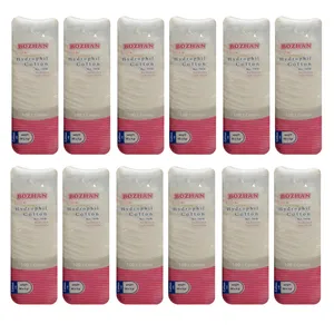 پنبه هیدروفیل بوژان مدل Cotton وزن 50 گرم مجموعه 12 عددی