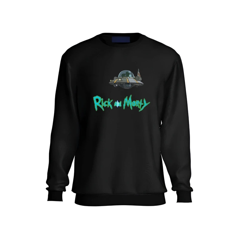 سویشرت مردانه مدل دورس ریک و مورتی کد 106