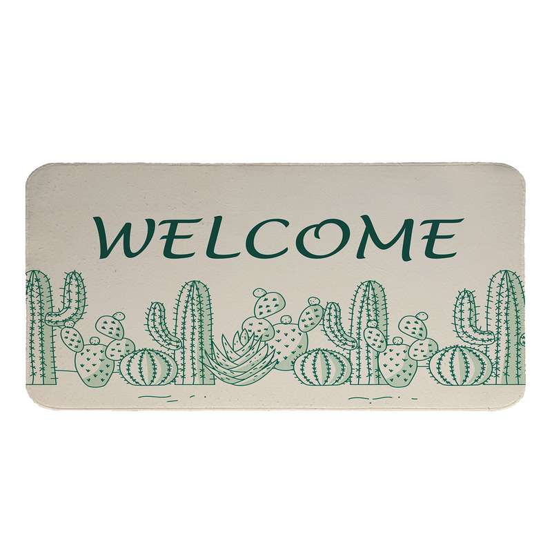 پادری طرح Welcome کد 9333 سایز 60 × 110 سانتی متر