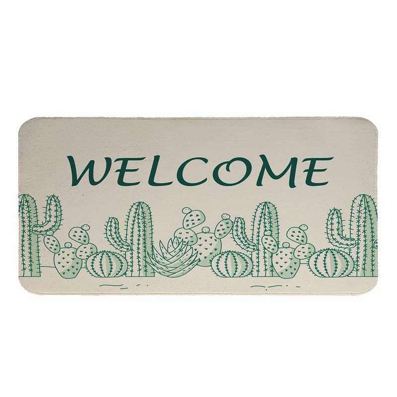 پادری طرح Welcome کد 9333 سایز 60 × 110 سانتی متر