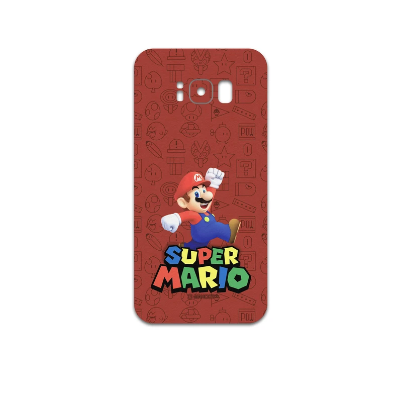 برچسب پوششی ماهوت مدل Super-Mario-Game مناسب برای گوشی موبایل سامسونگ Galaxy S8