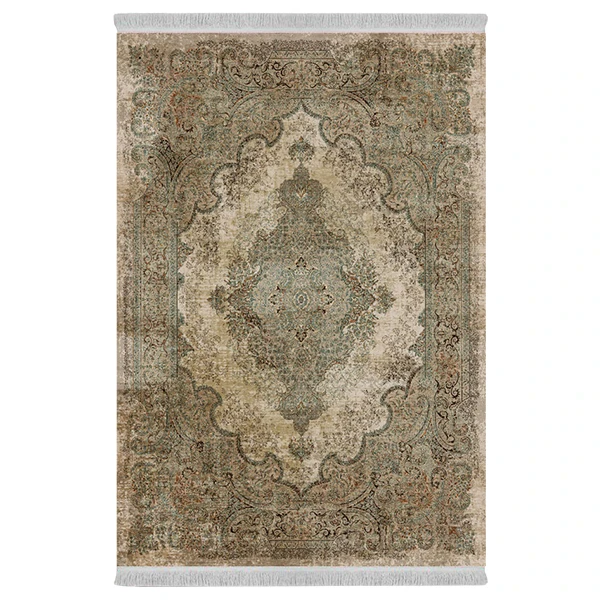 فرش پارچه‌ای دفه مدل فرشینه طرح مدرن کد 962