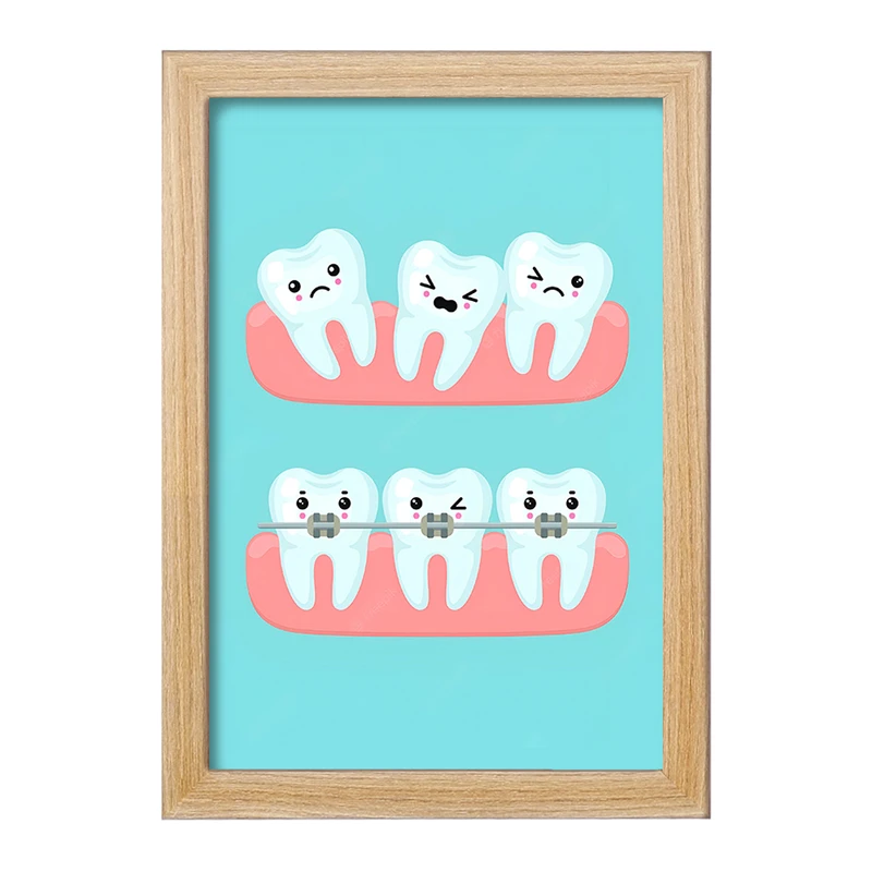 تابلو خندالو مدل دندان و دندان پزشکی کودکانه کد F9819