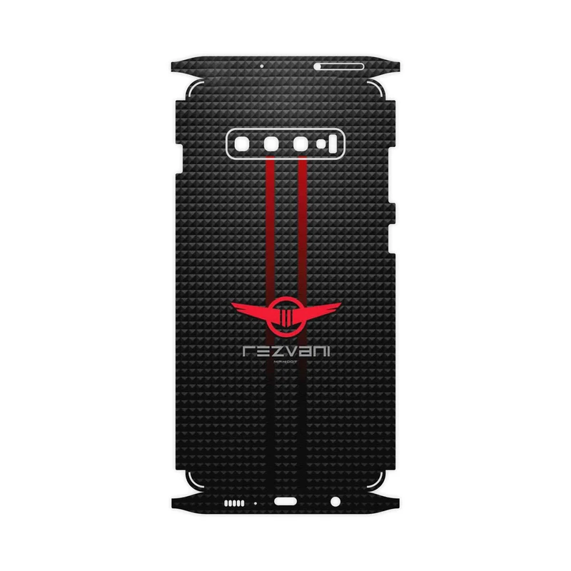 برچسب پوششی ماهوت مدل Rezvani Motors-FullSkin مناسب برای گوشی موبایل سامسونگ Galaxy S10 Plus