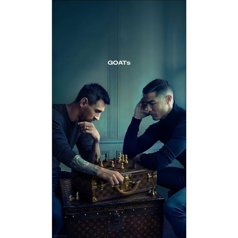 پوستر بوم استیکر طرح مسی و رونالدو کد P141