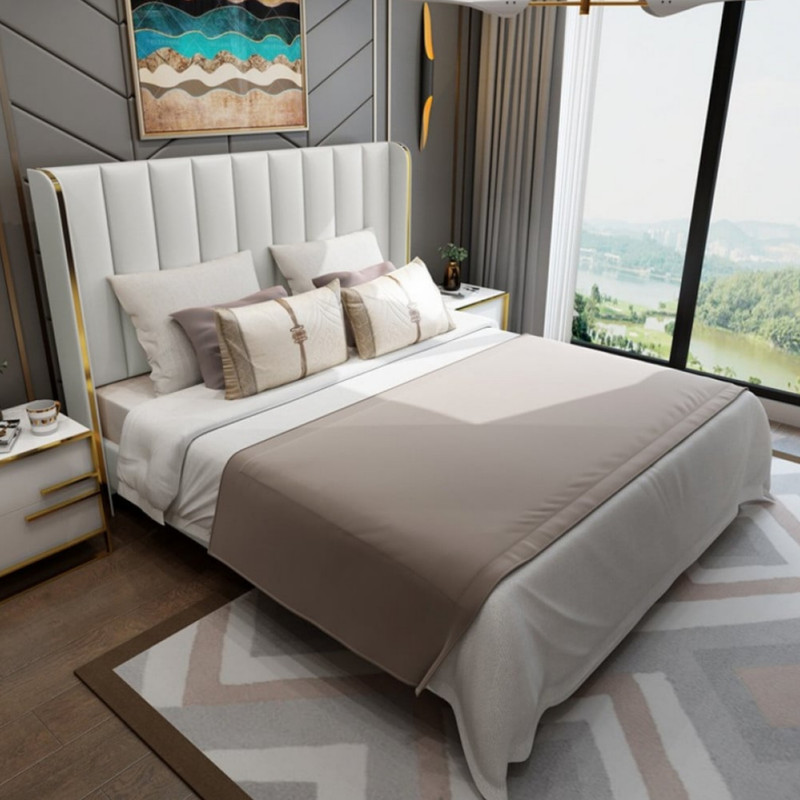تخت خواب کد M.P 5581 دو نفره سایز 140×200 سانتی متر