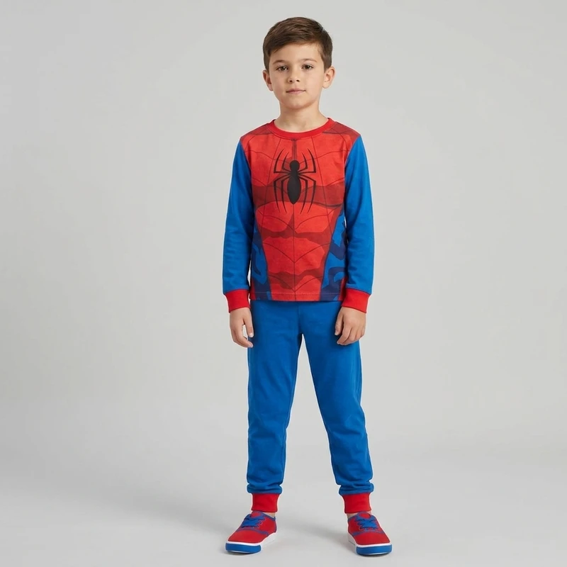 ست لباس راحتی پسرانه مارول طرح مرد عنکبوتی مدل SPIDERMAN