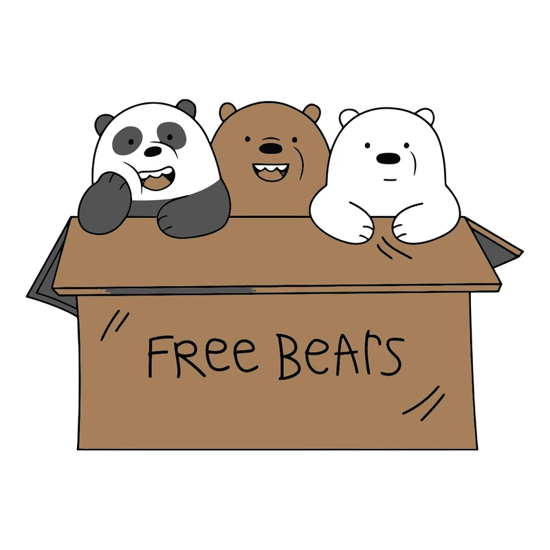 برچسب لپ تاپ پویا مارکت طرح سه خرس کد 3770