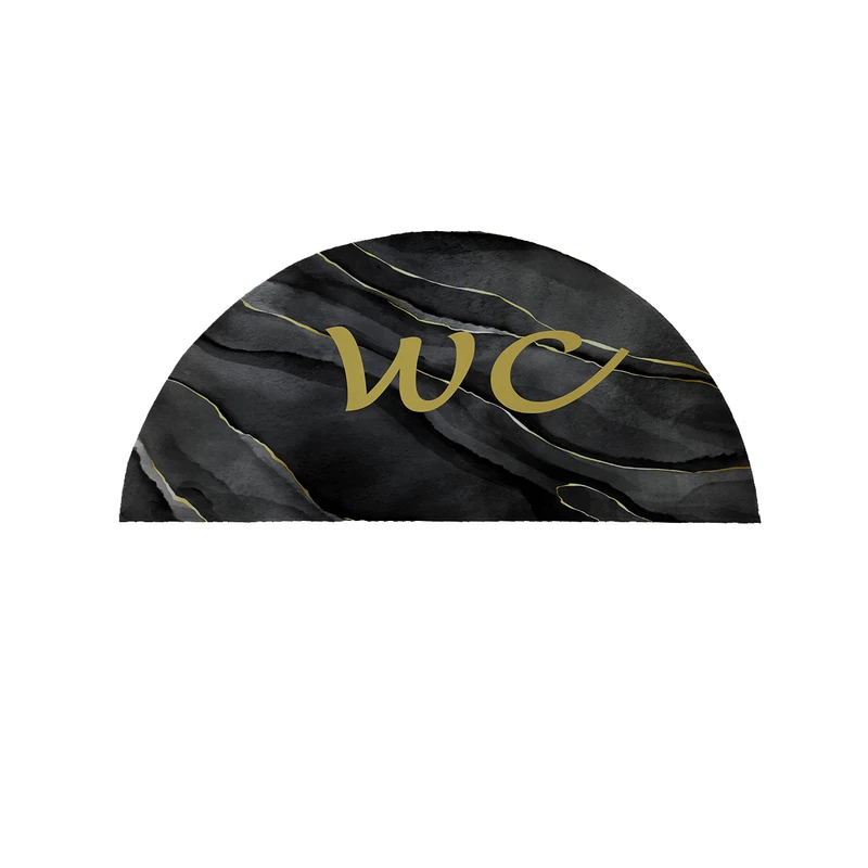 پادری مدل نیم دایره طرح سرویس بهداشتی کد 8753 سایز 90×45 سانتی متر