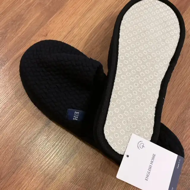 دمپایی حوله ای انگلیش هوم مدل Luxury Lacivert