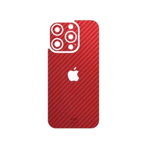 MAHOOT Red-Fiber Cover Sticker for Apple iPhone 15 Pro
