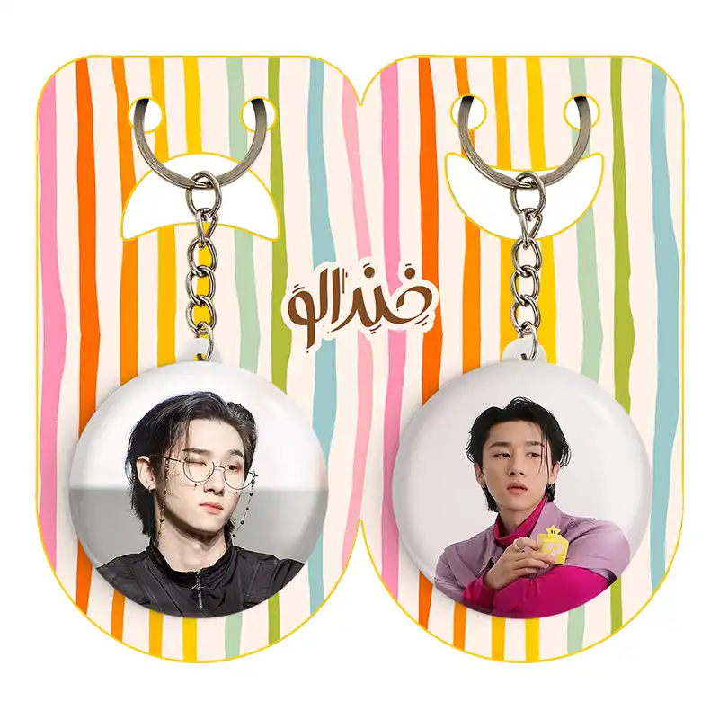 جاکلیدی خندالو مدل آی ام گروه مانستا اکس MONSTA X کد 2111421121 مجموعه 2 عددی