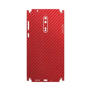 MAHOOT Red-Fiber-FullSkin Cover Sticker for Nokia 8