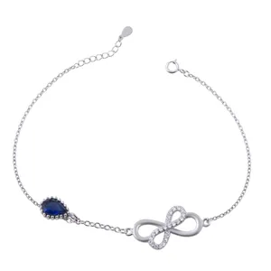   دستبند نقره زنانه بازرگانی میلادی کد DP_067