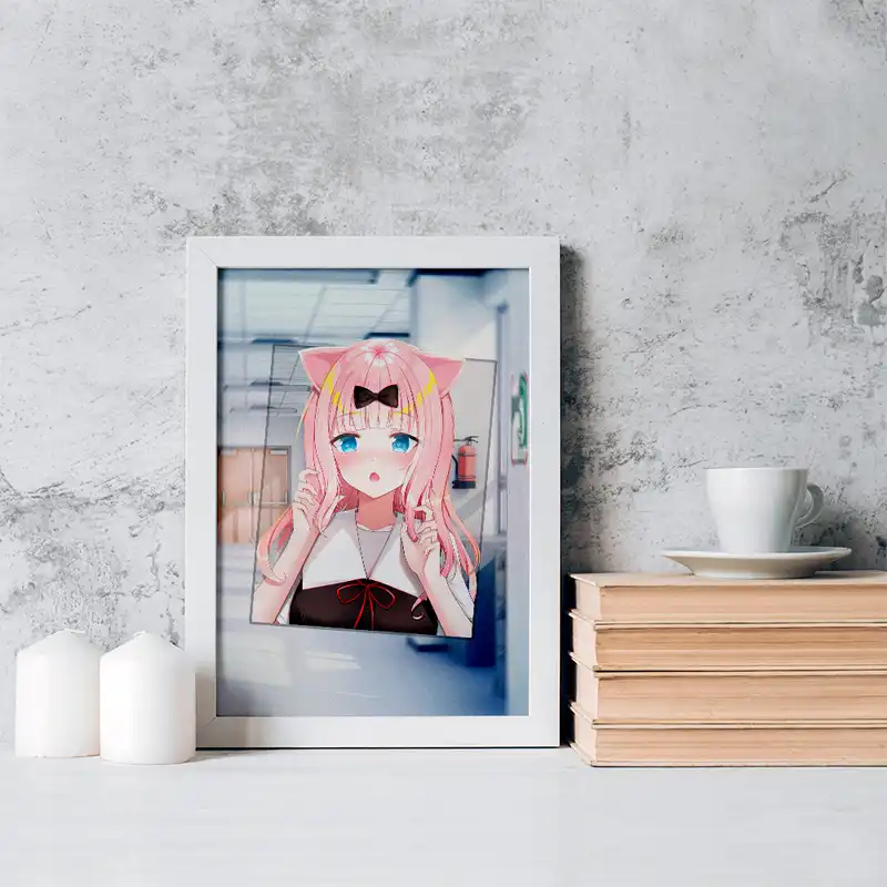 تابلو خندالو مدل چیکا چان انیمه کاگویا ساما کد 16057